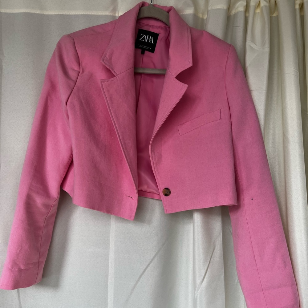 Zara cropped blazer